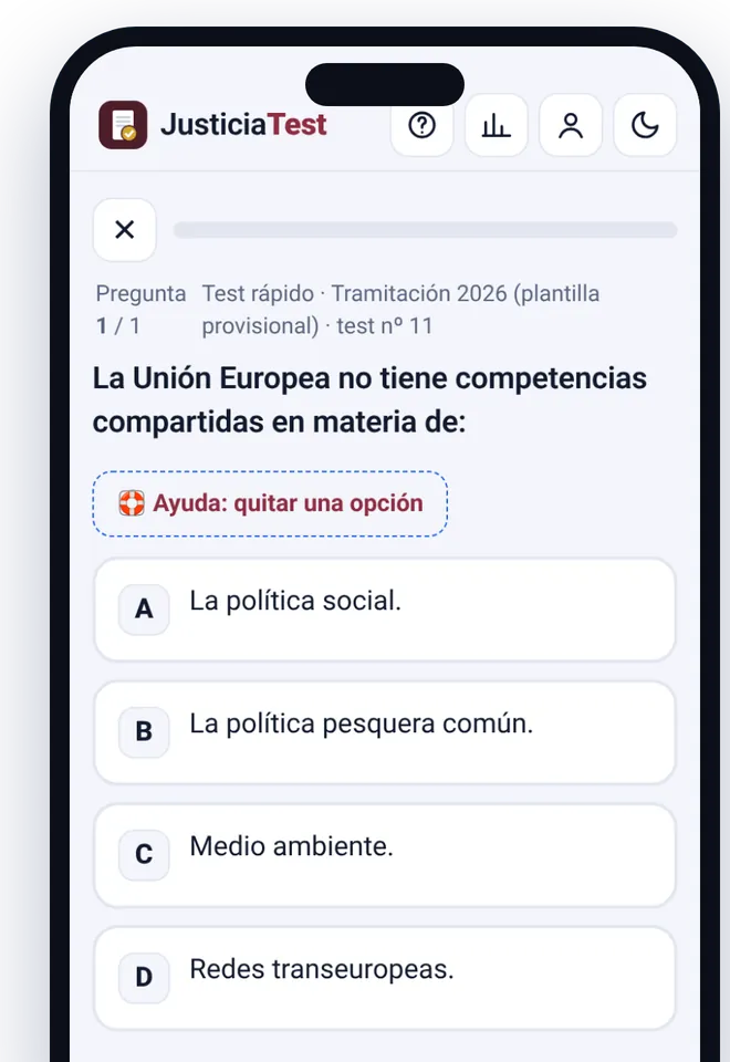 Pregunta real de la app: la respuesta elegida se marca en rojo y la correcta en verde, con el aviso «Incorrecta»
